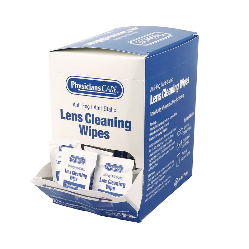PhysiciansCare® Lens Cleaning Wipe, 50/Box (PHY91294) Box of 50