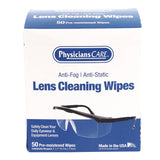 PhysiciansCare® Lens Cleaning Wipe, 50/Box (PHY91294) Box of 50