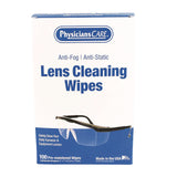 PhysiciansCare® Lens Cleaning Wipe, 100/Box (PHY91295) Box of 100