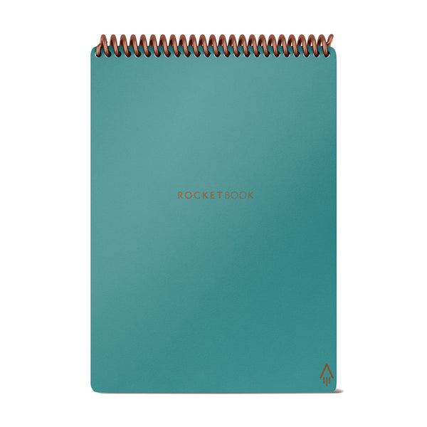 Rocketbook Flip Smart Notepad, Black Cover, Lined/Dot Grid Rule, 6 x 8.8, White, 36 Sheets (RKBFLPERCCCEFR) Each