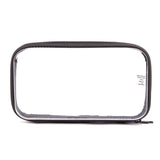 Pep Rally Pencil Pouch, 9.25" x 2.17" x 5.12", Clear/Black (RLY61748) Each