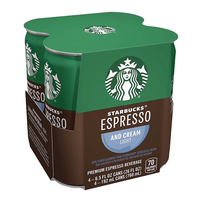 Starbucks® Cold Brew Coffee, Espresso and Cream Light, 6.5 oz Can, 24/Carton (SBKPEP04517) Case of 24