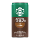 Starbucks® Cold Brew Coffee, Doubleshot Espresso and Cream, 6.5 oz Can, 24/Carton (SBKPEP10451) Case of 24
