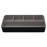 Advantus Fusion Five-Compartment Plastic Accessory Holder, Plastic, 12.25 x 6 x 2, Black/Gray (AVT37682) Each