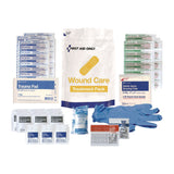 First Aid Only™ 137-Piece Wound Care Treatment Pack, Resealable Plastic Bag (FAO91164) Each