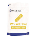 First Aid Only™ 137-Piece Wound Care Treatment Pack, Resealable Plastic Bag (FAO91164) Each