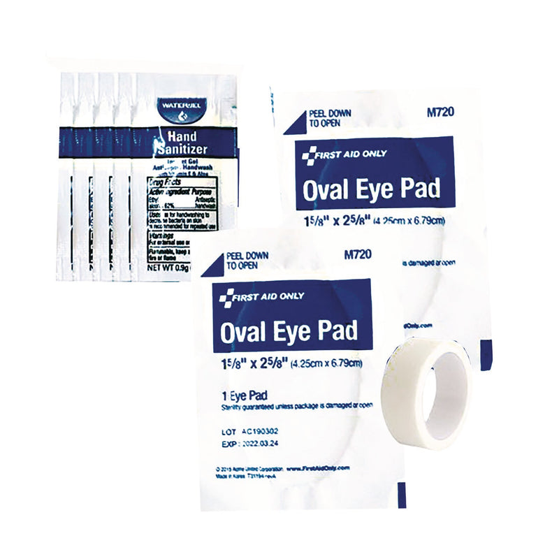 First Aid Only™ Eye Care Treatment Pack, 10 Pieces, Resealable Plastic Bag (FAO91168) Each