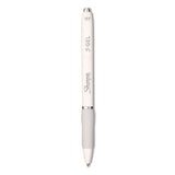Sharpie® S-Gel™ S-Gel Gel Pen, Retractable, Medium 0.7 mm, Black; Blue Ink, Black; Gray; White Barrels, 12/Pack (SAN2129832) Pack of 12