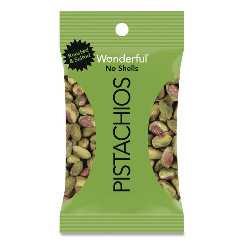 Wonderful® No Shells Roasted and Salted Pistachios Variety Pack, Assorted Flavors, 0.75 oz Bag, 24/Carton (WONPAR70086) Case of 24