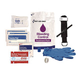 First Aid Only™ 12-Piece Bleeding Control Treatment Pack, 12 Pieces, Resealable Plastic Bag (FAO91166) Each