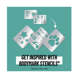 BIC® BodyMark Temporary Tattoo Markers, Fine Brush Tip, Assorted Colors, 8/Pack (BICMTBP81AST) Pack of 8