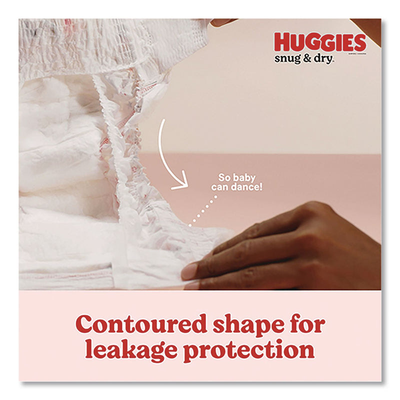 Huggies® Snug and Dry Diapers, Size 5, 27+ lbs, 136/Carton (KCM56458) Case of 136