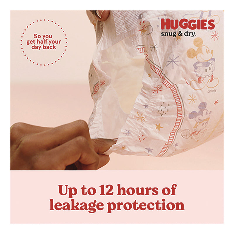 Huggies® Snug and Dry Diapers, Size 3, 16 lbs to 28 lbs, 168/Carton (KCM51520) Case of 168