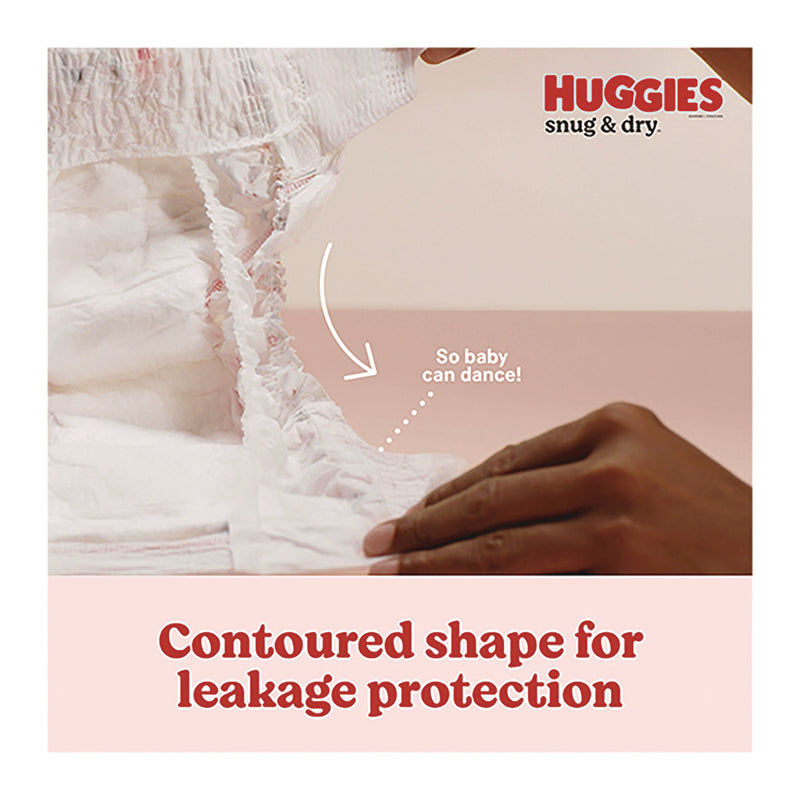 Huggies® Snug and Dry Diapers, Size 2, 12 lbs to 18 lbs, 116/Carton (KCM56433) Case of 116