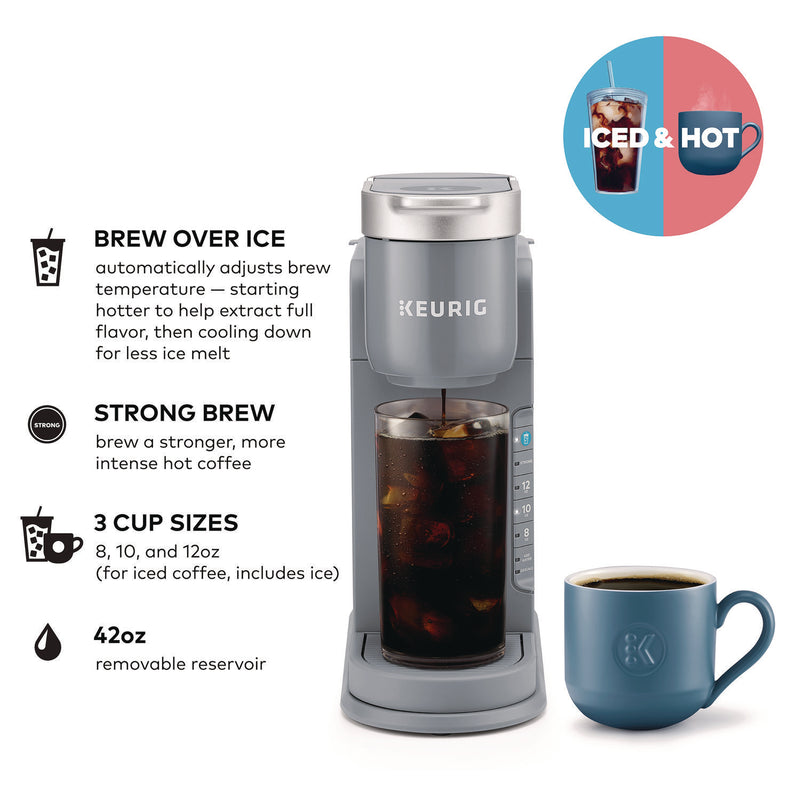 Keurig® K-Iced Single Serve Coffee Maker, Arctic Gray (KEU5000371871) Each
