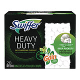 Swiffer® Heavy-Duty Dry Refill Cloths, 7.8 x 10.3, Gain Original Scent, White, 20 Cloths/Box (PGC94136) Box of 20