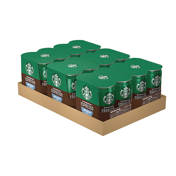 Starbucks® Cold Brew Coffee, Espresso and Cream Light, 6.5 oz Can, 24/Carton (SBKPEP04517)