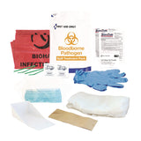 First Aid Only™ 15-Piece Blood-Borne Pathogen Treatment Pack, 15 Pieces, Resealable Plastic Bag (FAO91169) Each