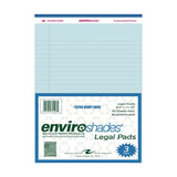 Roaring Spring® Enviroshades Legal Notepads, 50 Blue 8.5 x 11 Sheets, 3/Pack (ROA74123) Pack of 3