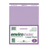 Roaring Spring® Enviroshades Legal Notepads, 50 Orchid 8.5 x 11 Sheets, 3/Pack (ROA74143) Pack of 3