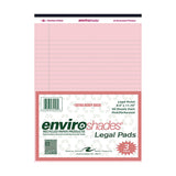 Roaring Spring® Enviroshades Legal Notepads, 50 Pink 8.5 x 11 Sheets, 3/Pack (ROA74153) Pack of 3