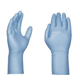 GloveWorks® by AMMEX® Blue Nitrile Exam Gloves, Powder-Free, Medium, 8 mil Thick, 11.6" Long, Blue, 50/Box, 10 Boxes/Carton (AXCGPNHD64100) Case of 500