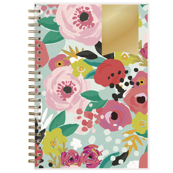 Blue Sky® Day Designer "Secret Garden Mint" Academic Year Weekly/Monthly Notes Planner, 8 x 5, 12-Month (July to June): 2025-2026 (BLS137900) Each
