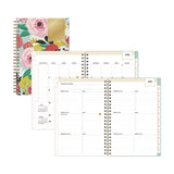 Blue Sky® Day Designer "Secret Garden Mint" Academic Year Weekly/Monthly Notes Planner, 8 x 5, 12-Month (July to June): 2025-2026 (BLS137900) Each