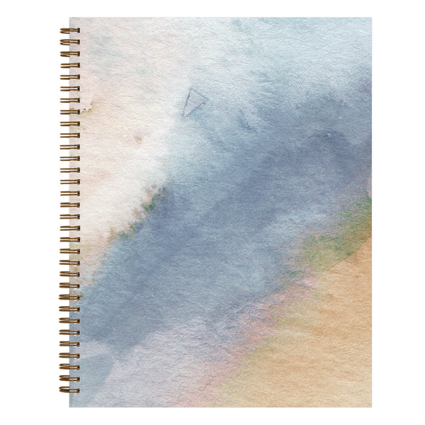 Blue Sky® One Tree Planted Andreo Weekly/Monthly Planner, Abstract Artwork, 11" x 8.5", Blue/Sand/Green Cover, 12-Month (Jan-Dec): 2026 (BLS137948) Each