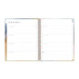 Blue Sky® One Tree Planted Andreo Weekly/Monthly Planner, Abstract Artwork, 11" x 8.5", Blue/Sand/Green Cover, 12-Month (Jan-Dec): 2026 (BLS137948) Each