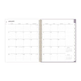 Blue Sky® Tula Weekly/Monthly Planner, Floral Artwork, 11" x 8.5", Purple/Pink/White Cover, 12-Month (Jan to Dec): 2026 (BLS143971) Each