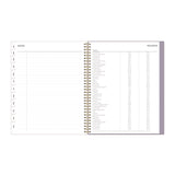 Blue Sky® Tula Weekly/Monthly Planner, Floral Artwork, 11" x 8.5", Purple/Pink/White Cover, 12-Month (Jan to Dec): 2026 (BLS143971) Each