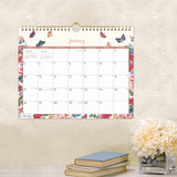 Blue Sky® Fly By Monthly Wall Calendar, Butterflies Artwork, 11" x 8.75", Cream/Pink/Blue Sheets, 12-Month (Jan to Dec): 2026 (BLS148643) Each