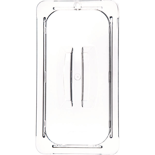 Carlisle StorPlus Polycarbonate Handled Universal Lid, 7 x 12.5 x 0.88, Clear, Plastic (CFS10270U07) Each