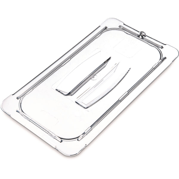 Carlisle StorPlus Polycarbonate Handled Universal Lid, 7 x 12.5 x 0.88, Clear, Plastic (CFS10270U07) Each