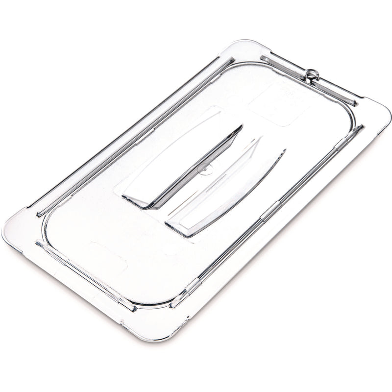 Carlisle StorPlus Polycarbonate Handled Universal Lid, 7 x 12.5 x 0.88, Clear, Plastic (CFS10270U07) Each