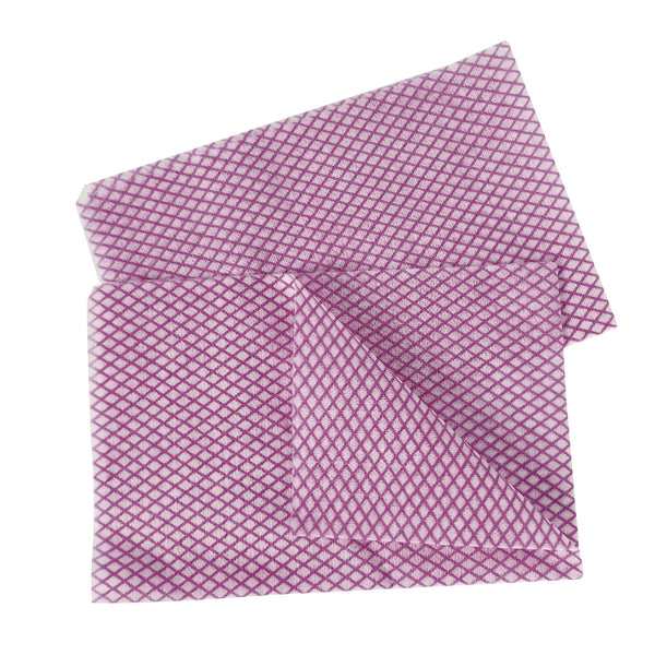 HOSPECO Choice Counter Foodservice Wiper, 1-Ply, 12 x 21, Pink/White, 200/Carton (HOSNF110QCP) Case of 200