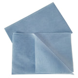 HOSPECO Deluxe Foodservice Wiper, 1-Ply, 13 x 21, Blue, 150/Carton (HOSNF310QCBA) Case of 150