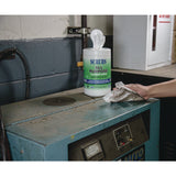SCRUBS Multi-Surface Wipes, 9 x 12, Citrus Scent, White, 80 Wipes/Canister, 6 Canisters/Carton (ITW96580) Case of 6