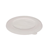 Pactiv Evergreen EarthChoice PP Lid for Fiber Blend Bowl, 8" Diameter, Clear, Plastic, 200/Carton (PCTYPPLIDF8RND) Case of 200