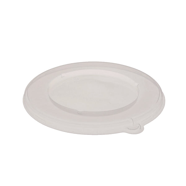 Pactiv Evergreen EarthChoice PP Lid for Fiber Blend Bowl, 8" Diameter, Clear, Plastic, 200/Carton (PCTYPPLIDF8RND) Case of 200