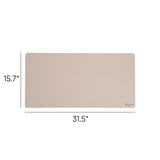 Smead™ Vegan Leather Desk Pads, 31.5" x 15.7", Brown (SMD64832) Each