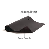 Smead™ Vegan Leather Desk Pads, 31.5 x 15.7, Charcoal (SMD64833) Each