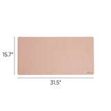 Smead™ Vegan Leather Desk Pads, 31.5 x 15.7, Light Pink (SMD64834) Each