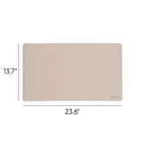 Smead™ Vegan Leather Desk Pads, 23.6 x 13.7, SandStone (SMD64836) Each