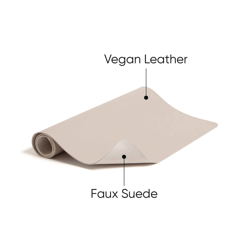 Smead™ Vegan Leather Desk Pads, 23.6 x 13.7, SandStone (SMD64836) Each