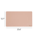 Smead™ Vegan Leather Desk Pads, 23.6 x 13.7, Light Pink (SMD64839) Each