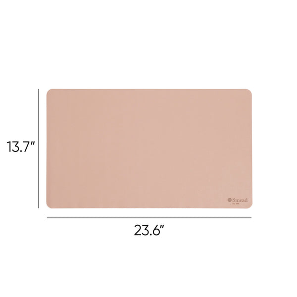 Smead™ Vegan Leather Desk Pads, 23.6 x 13.7, Light Pink (SMD64839) Each