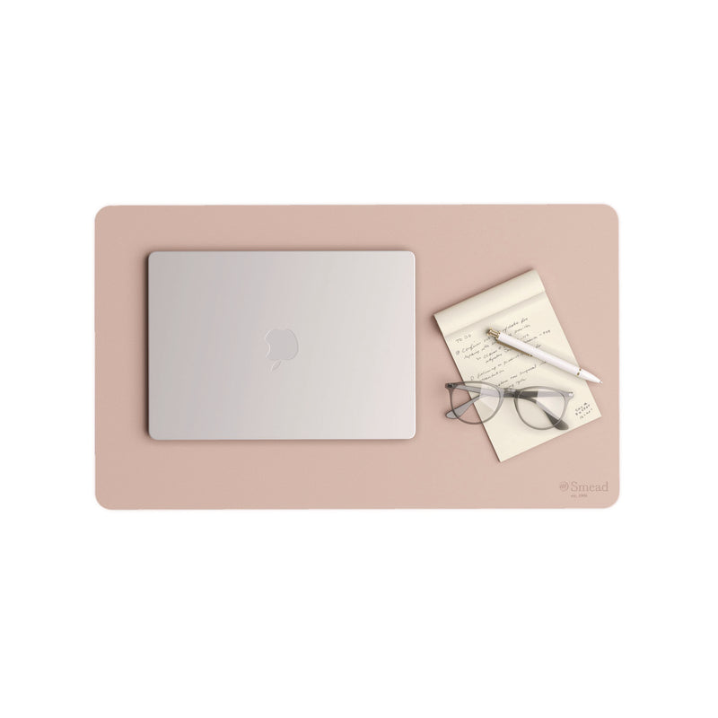 Smead™ Vegan Leather Desk Pads, 23.6 x 13.7, Light Pink (SMD64839) Each