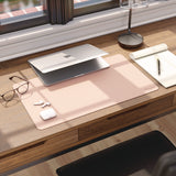 Smead™ Vegan Leather Desk Pads, 23.6 x 13.7, Light Pink (SMD64839) Each